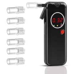 Lcd-Scherm Alcohol Tester Digitale Alcohol Detector Alcohol Adem Tester Blaastest Politie Alcotest Backlight Display Handheld