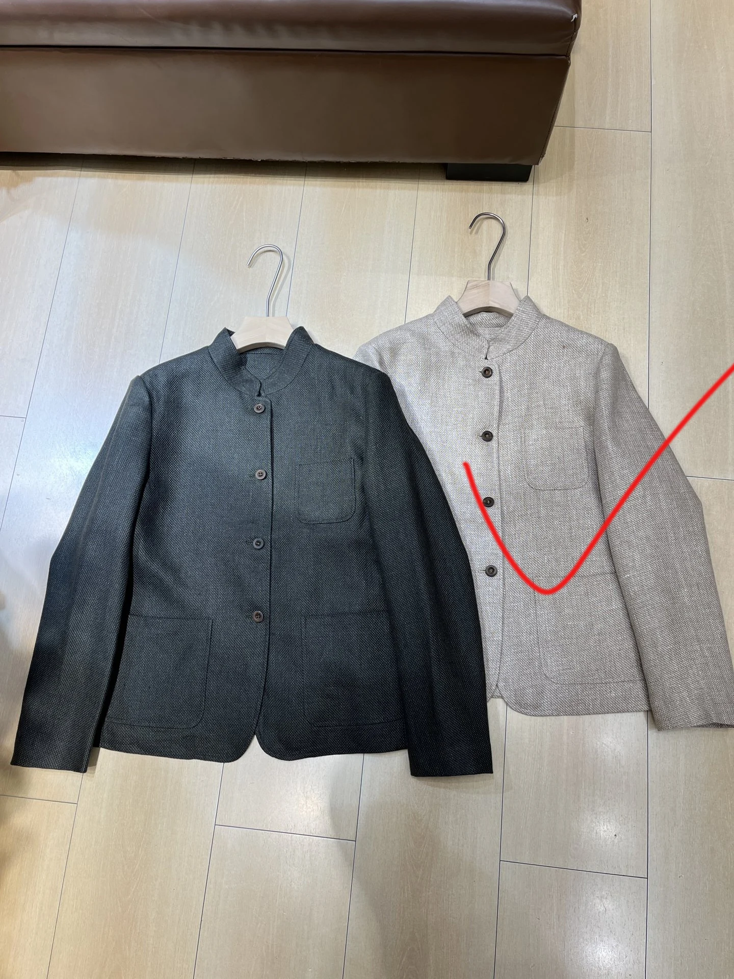 2026 New High-Quality Fashionable Casual Linen Stand Collar Jacket Stylish Commuter Jacket for Women