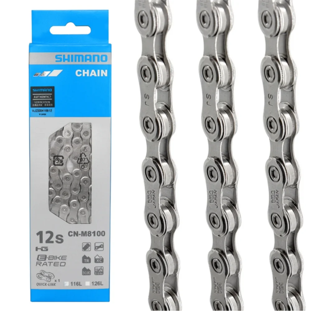 

SHIMANO Bicycle Chain CN-M8100 12S 12V MTB Bike Chain 12 Speed 126L Mountain Bike Chains Bicycle Parts