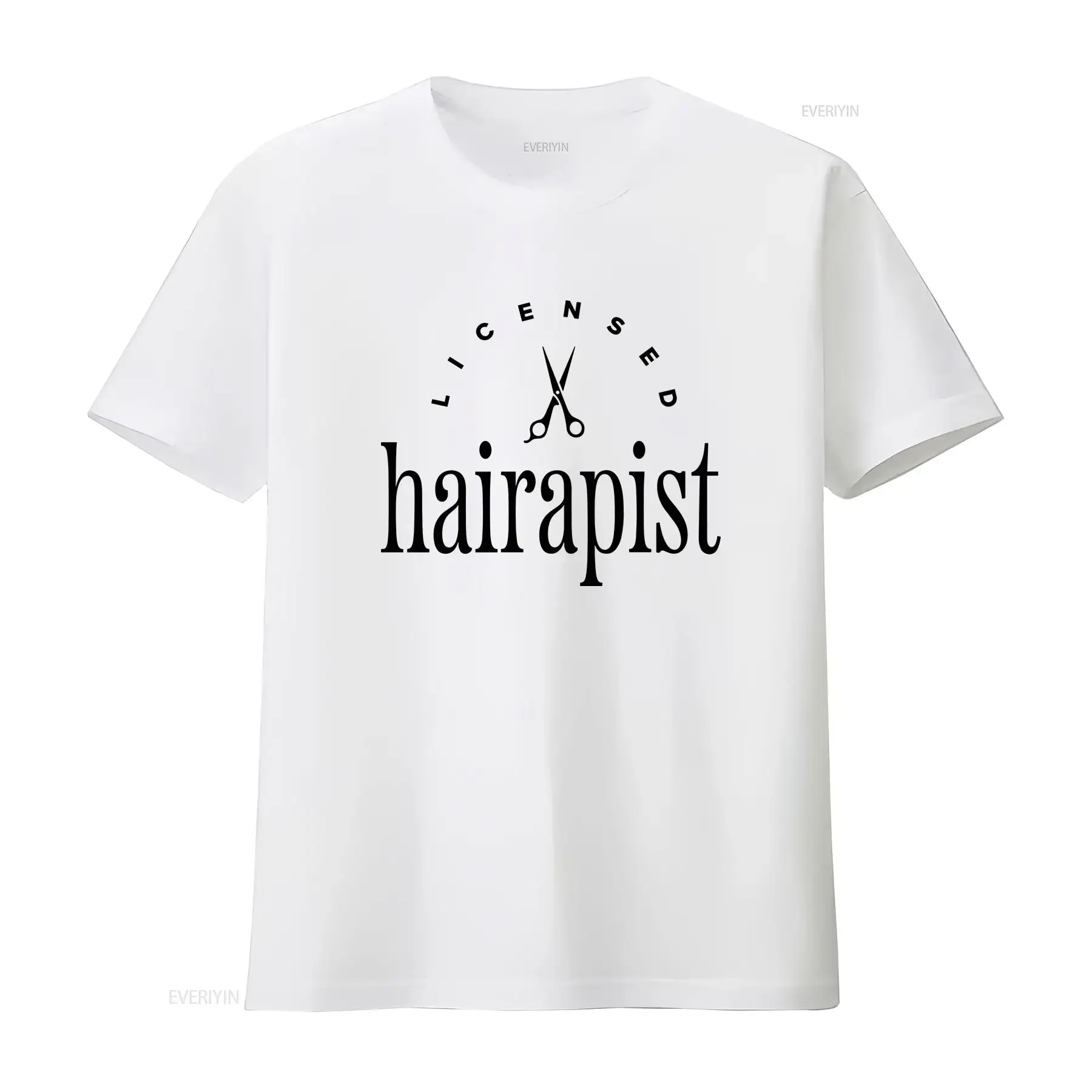 Licensed HairapisT T Shirt Hairdresser Hair Stylist Funny for Barber vintage Washed Soft fashion Casual Comfortable Versatile