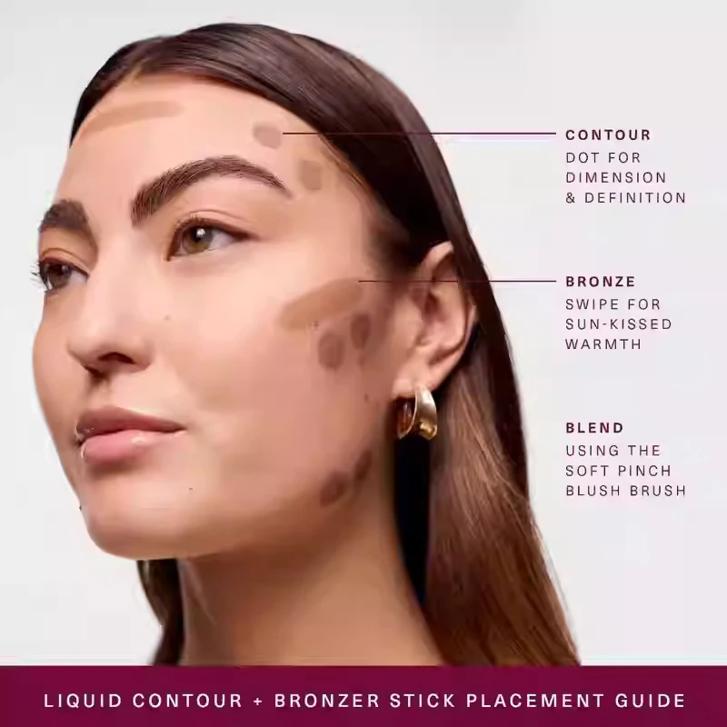 Winter Rare Beauty Bronzers Contour Stick Transferproof Cream blush Cream Easy To Apply Water-resistant Long Lasting Cosmetics