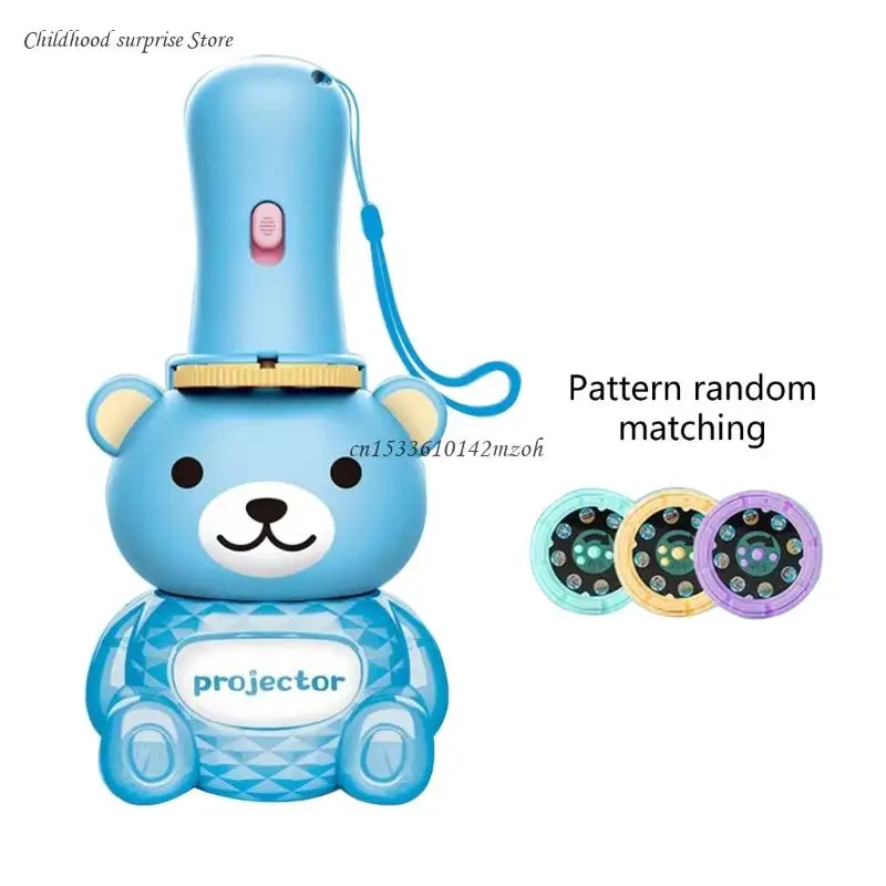 Torch and Projector Toy for Kids Educational Learning Toy Gifts for Boys Girls Dropship