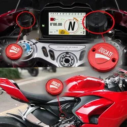 Cubierta de depósito de líquido de freno delantero y trasero para motocicleta DUCATI Hypermotard 820 939 SP 2013-2018, piezas de tapa de cilindro maestro de bomba de aceite