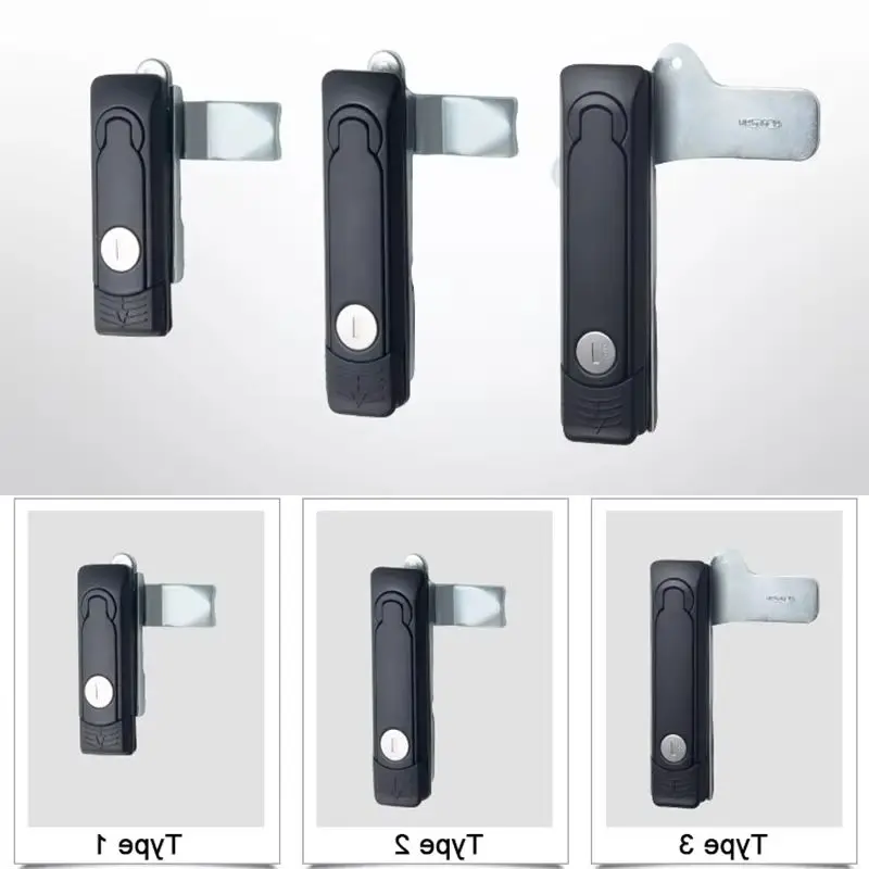 Brand New 4PCS Zinc Alloy Industrial Panel Lock Distribution Box Lock Machinery Equipment Lock Switch Electric Cabinet Door Lock