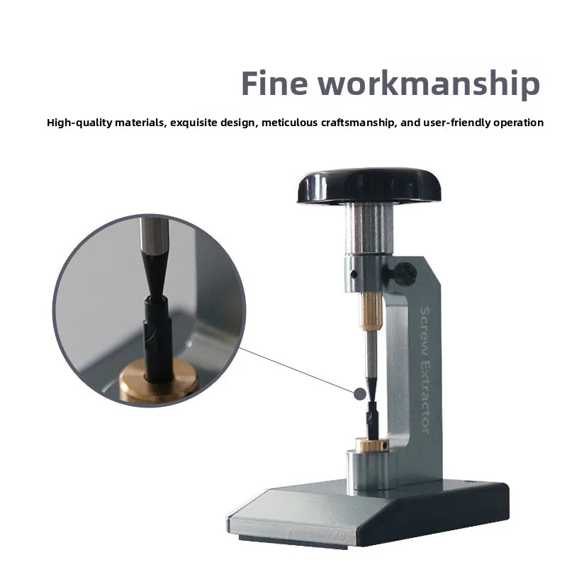 Screw Extractor Broken Screw Remover Eyeglass Frame Repair Metal Drilling Bolt Removal Kit