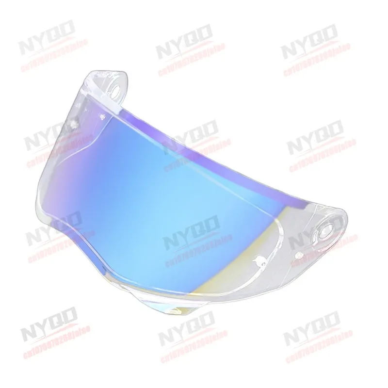 Helmet Lens Full Helmet HD Sunscreen Electroplating Aurora Night Vision Suitable for HJC HJ41 V10 Helmet Lens 4