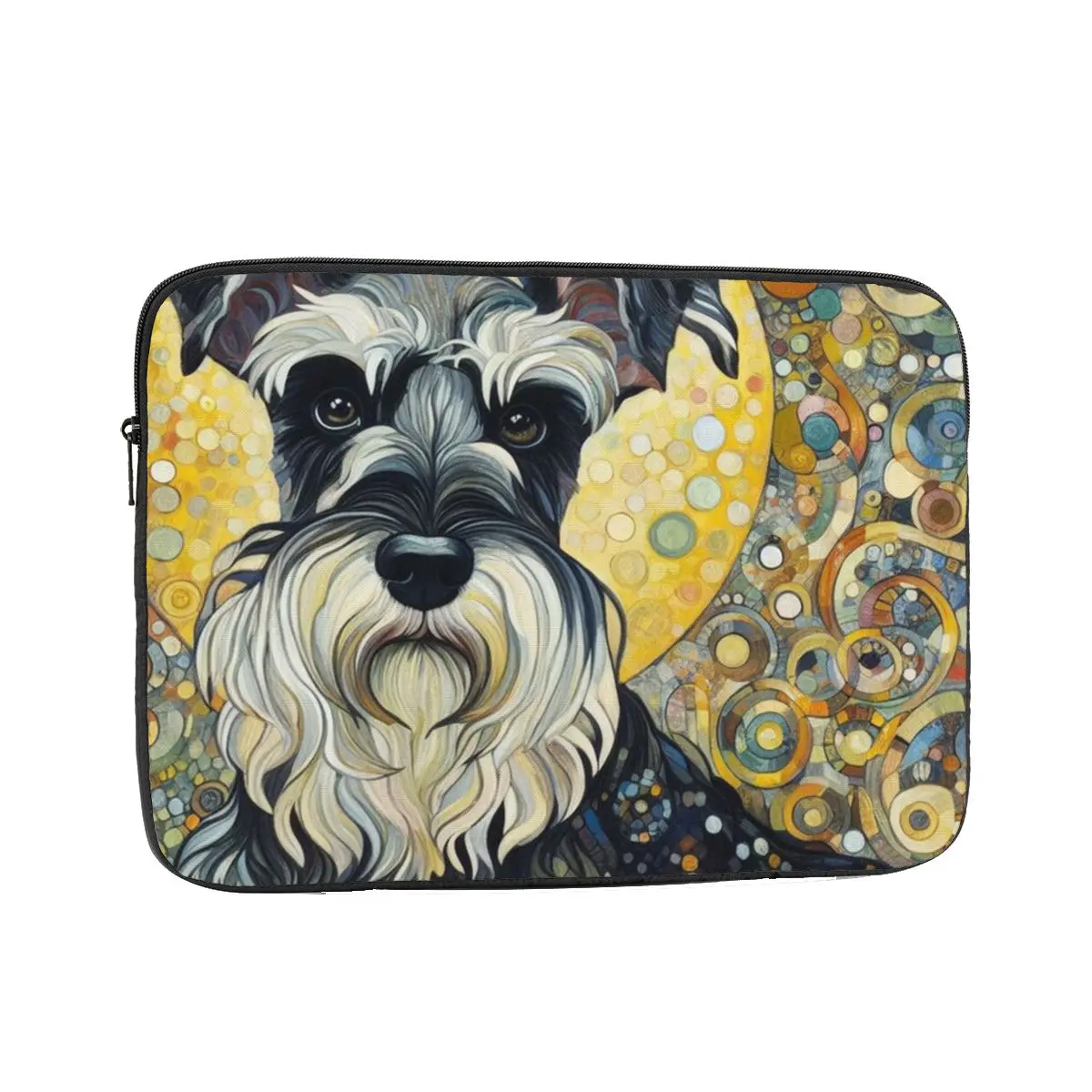 

Modern Art Style Schnauzer Laptop Sleeve Cover Bag 10 12 13 15 17 Inch Notebook Bag Sleeve Tablet Shockproof Case Bag