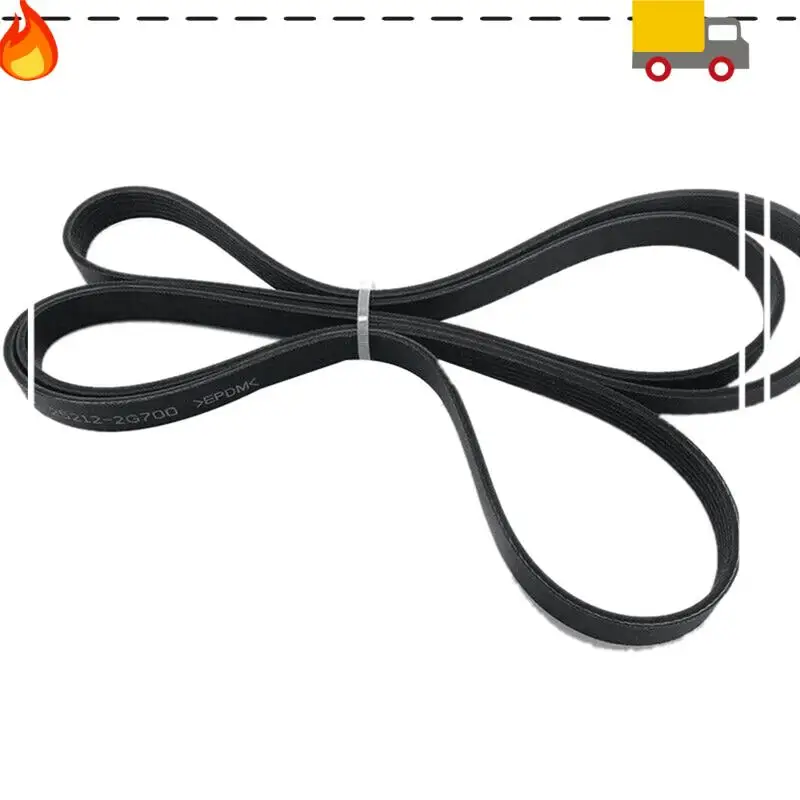 

1 Piece 252122G700 Water Pump Belt Generator Belt Outer Belt Serpentine Belt Black Plastic For Hyundai Kia Sonata
