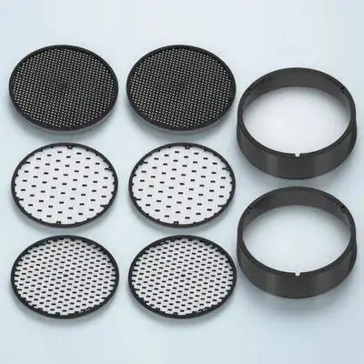 2 ensembles de tamis à sol, poêle à tamisage de jardin, outil de jardinage en plastique Durable, balcon, Mini tamis de sol de jardin, pierre dînigme, Compost