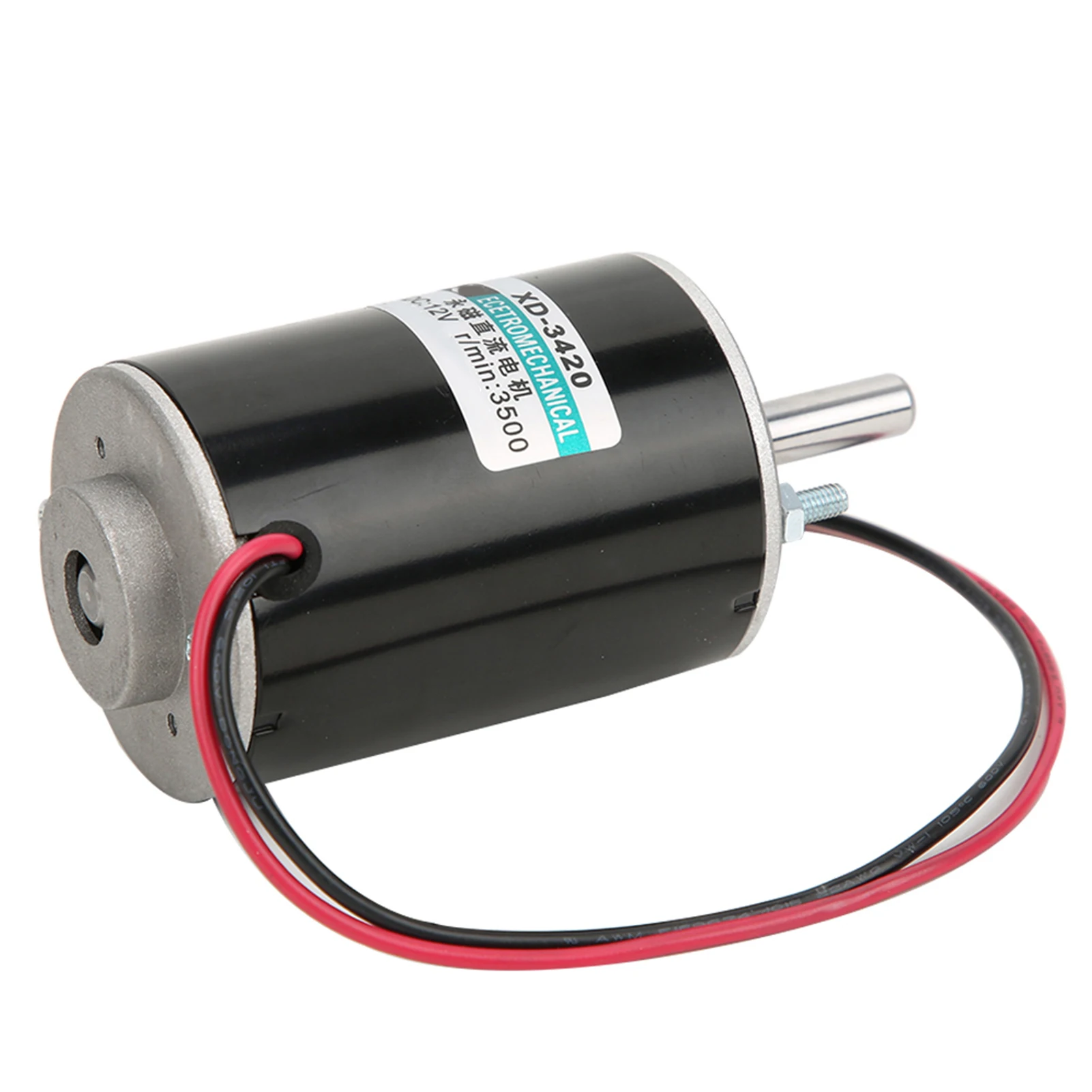 Permanent Magnet DC Motor, XD‑3420 12/24V 30W Permanent Magnet DC Motor High Speed CW/CCW
