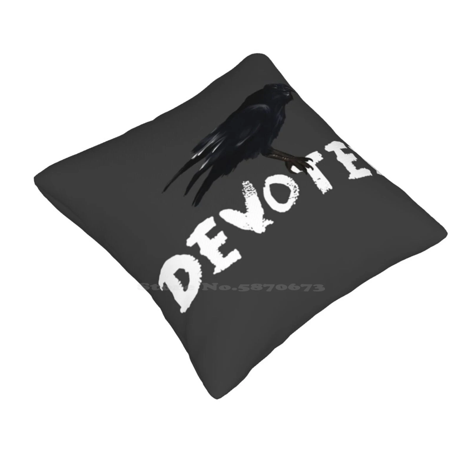 The Devotee'S Crow Soft Comfortable Pillowcase Dm Music Crow Raven Walking In My Shoes