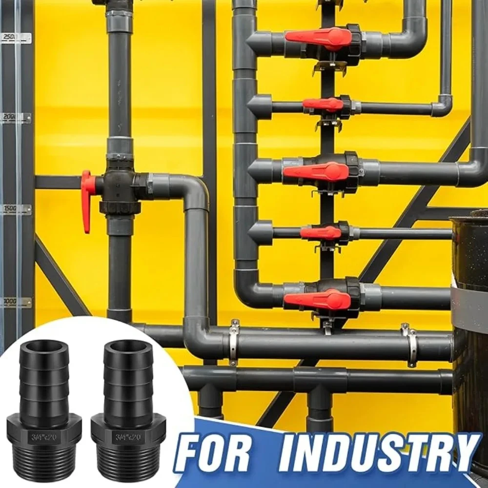 Plastic Bucket Pagoda Joint Pagoda 25/40/50MM Nozzle Male Thread Connector Hose Joints Irrigation Pipe Fittings Hose Adapter