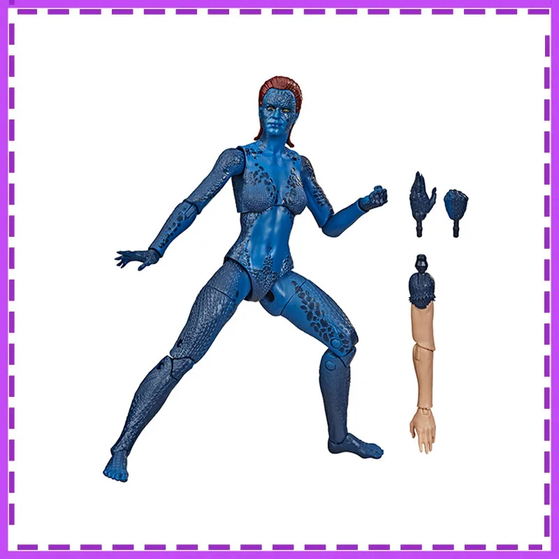 

Hasbro Anime Marvel Legends Series X-Men Mystique Active Joint Gifts for Children Action Figure Model Toys