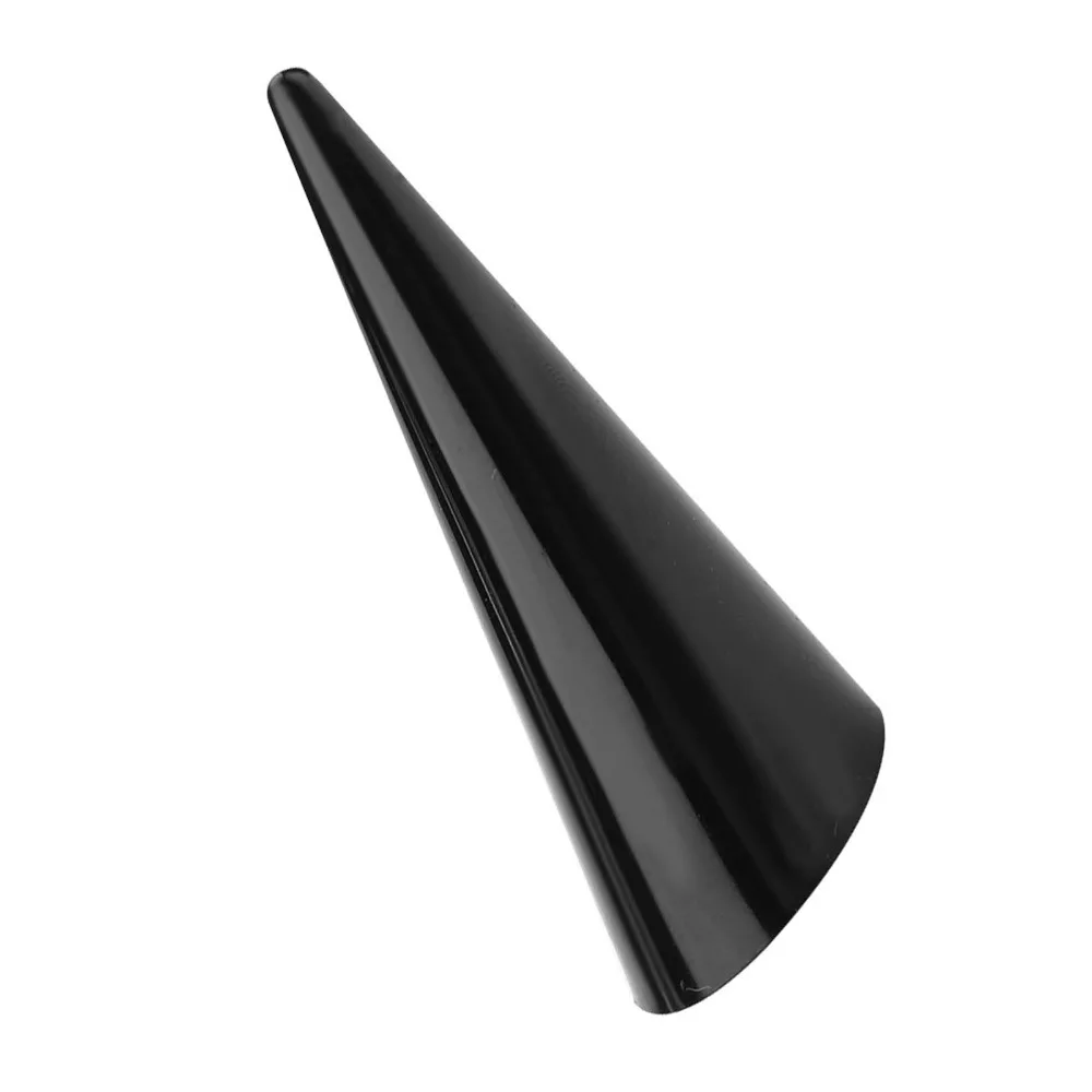 

5PCS Acrylic Material Finger Ring Display Finger Shaped Design Single Finger Design Ring Holder Black Color Plastic Cone