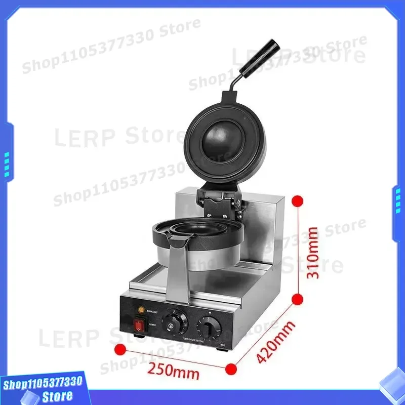 Electric Cake Maker Commercial Adjustable Temperature Heating Press Machine for Baking Professional Constant Heat Control