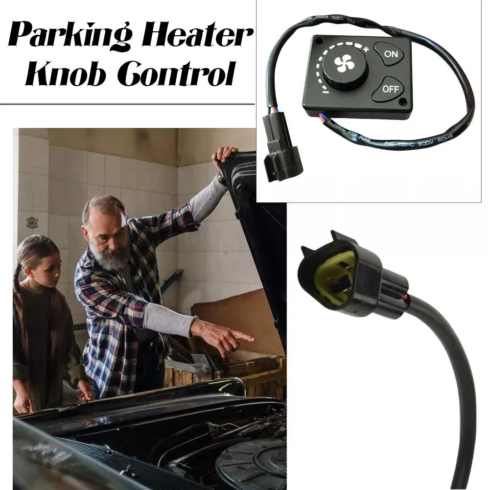 

12/24V Parking Heater Knob Switch Universal For Cars Trucks Ships Air Diesel Heater Control LCD Knob Controller Switch X6Z8