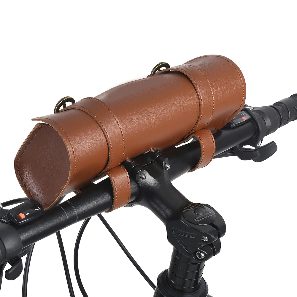 B Soul Retro Style Artificial Leather Bicycle Front Frame Bag Bike Pouch Cycling Accessory