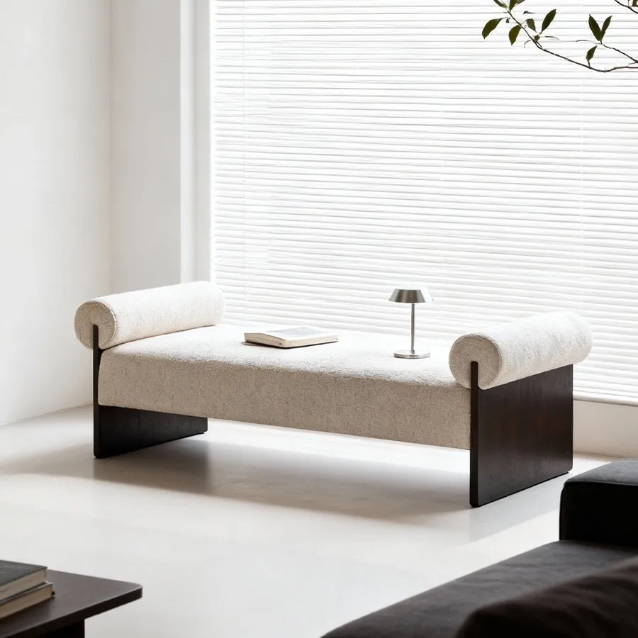 Italian modern simplicity, beauty salon, hotel, sales department, shoe changing stool, clubhouse bar cafe bench