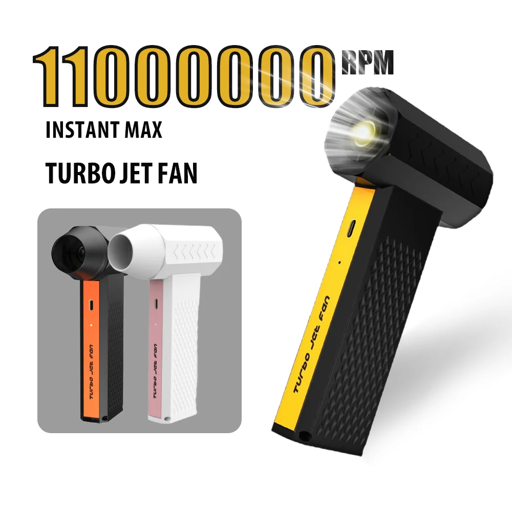 

Бесщеточный двигатель, 110000 об/мин, электрический турбореактивный вентилятор, высокоскоростной турбовентилятор, 10000 мАч, 4 регулировки шестерни, мощный пылесборник