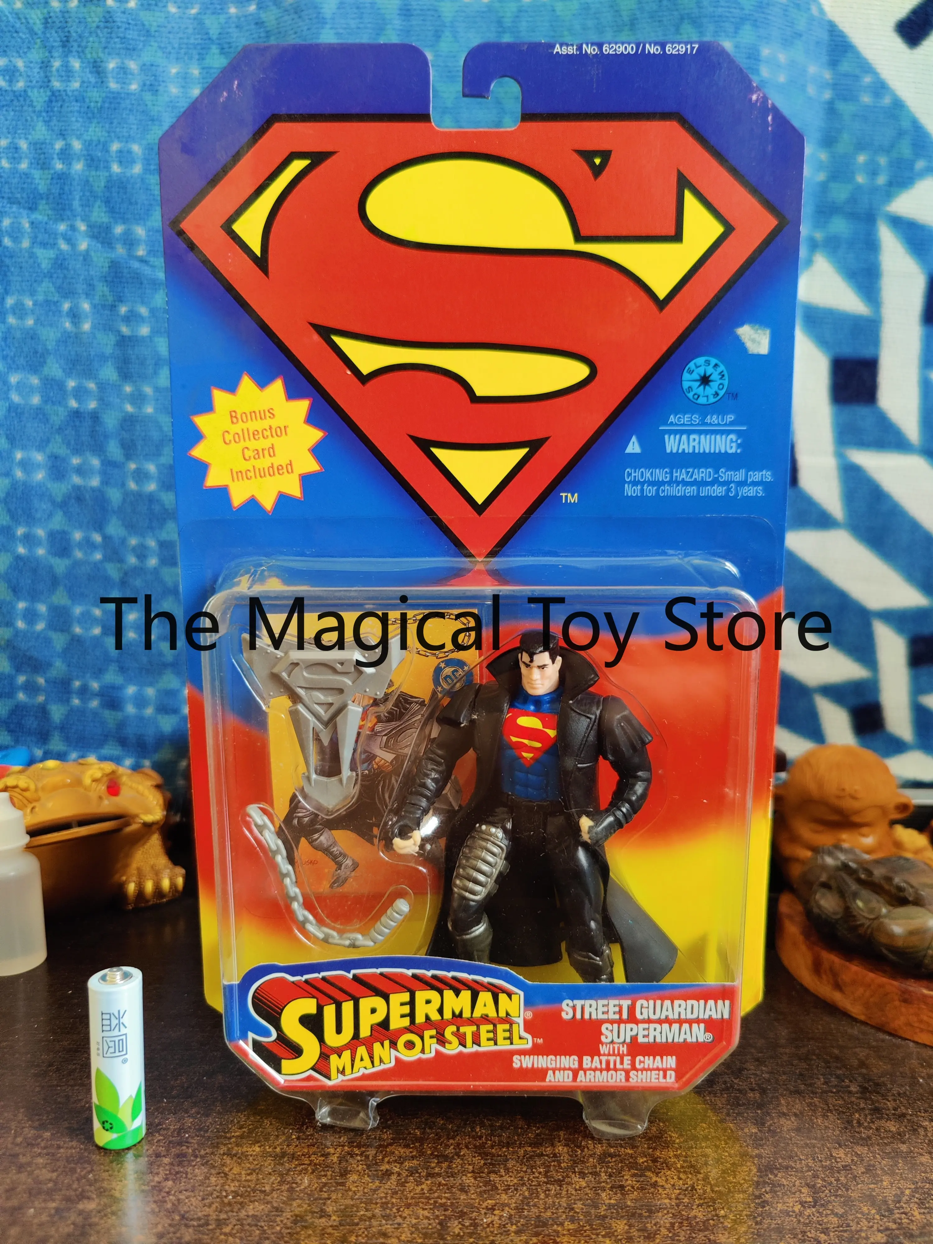 Original DC Steel Body Jointed Guardian Superman Action Figure Collectible Model Figurine Display Toy Collectible Birthday Gift