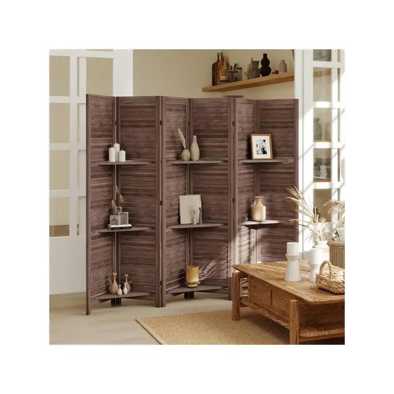 

Wood Privacy Screen Room Divider - Durable & Stylish Partition for Home or Office Use