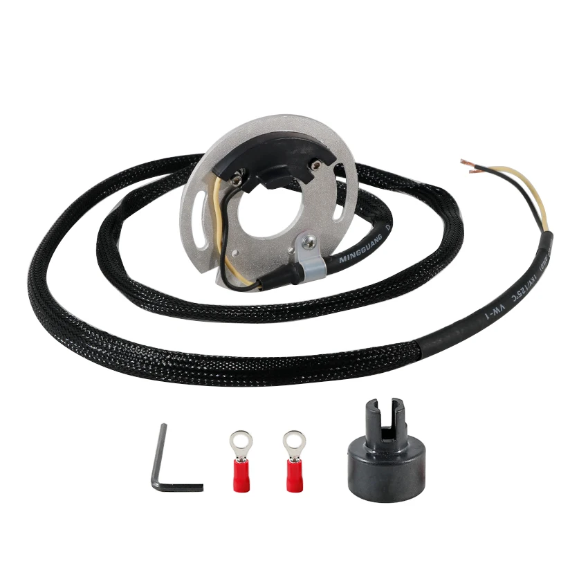 Motorrad-Stator-Pickup-Pulser-Spule für Harley Davidson Bad Boy FXSTSB, Disc Glide FXRDG, Fat Bob FXEF, Road Glide FLTR, XR750 – Detail 7