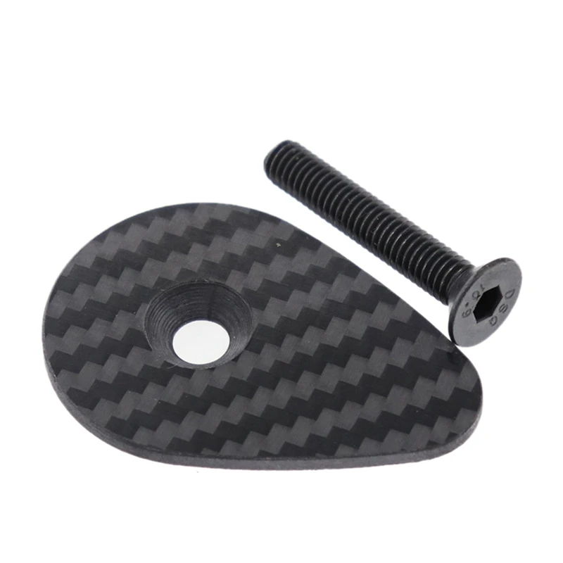 Bicycle Headset Stem Cap With Screw For F12 Bike Handlebar Carbon Fiber Top Cover Cycling Parts Accessories