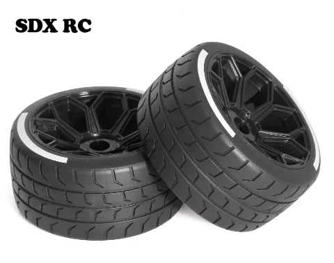 4pcs 53/107 42/100 Tire Tyre 17mm Wheel Hex for Arrma 1/7 Felony FSR Model GT FS RC Car Upgrade Parts Accessories