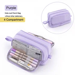New Kids Large Capacity School Pencil Case Pen Bag Student Pencil Cases Cosmetic Bag Stationary Organize Office Supply