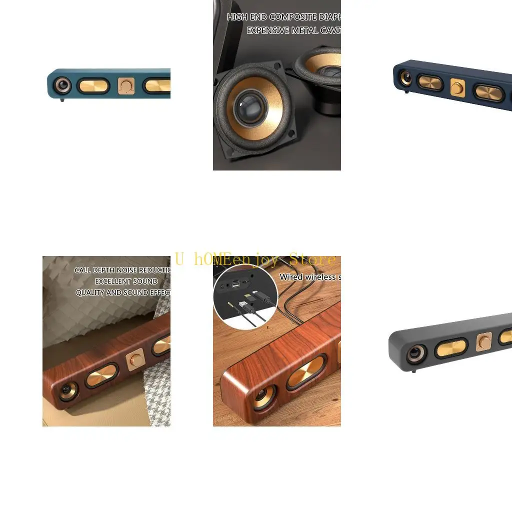 

Портативные колонки B0KF, Bluetooth-совместимое соединение, USB/вставка для чтения карт, уличные настольные длинные полоски,