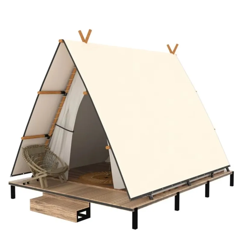 Canopy Homestay Camping  Safari Tent Indian Hotel Tent Outdoor Camping Tent Thickened Oxford Cloth