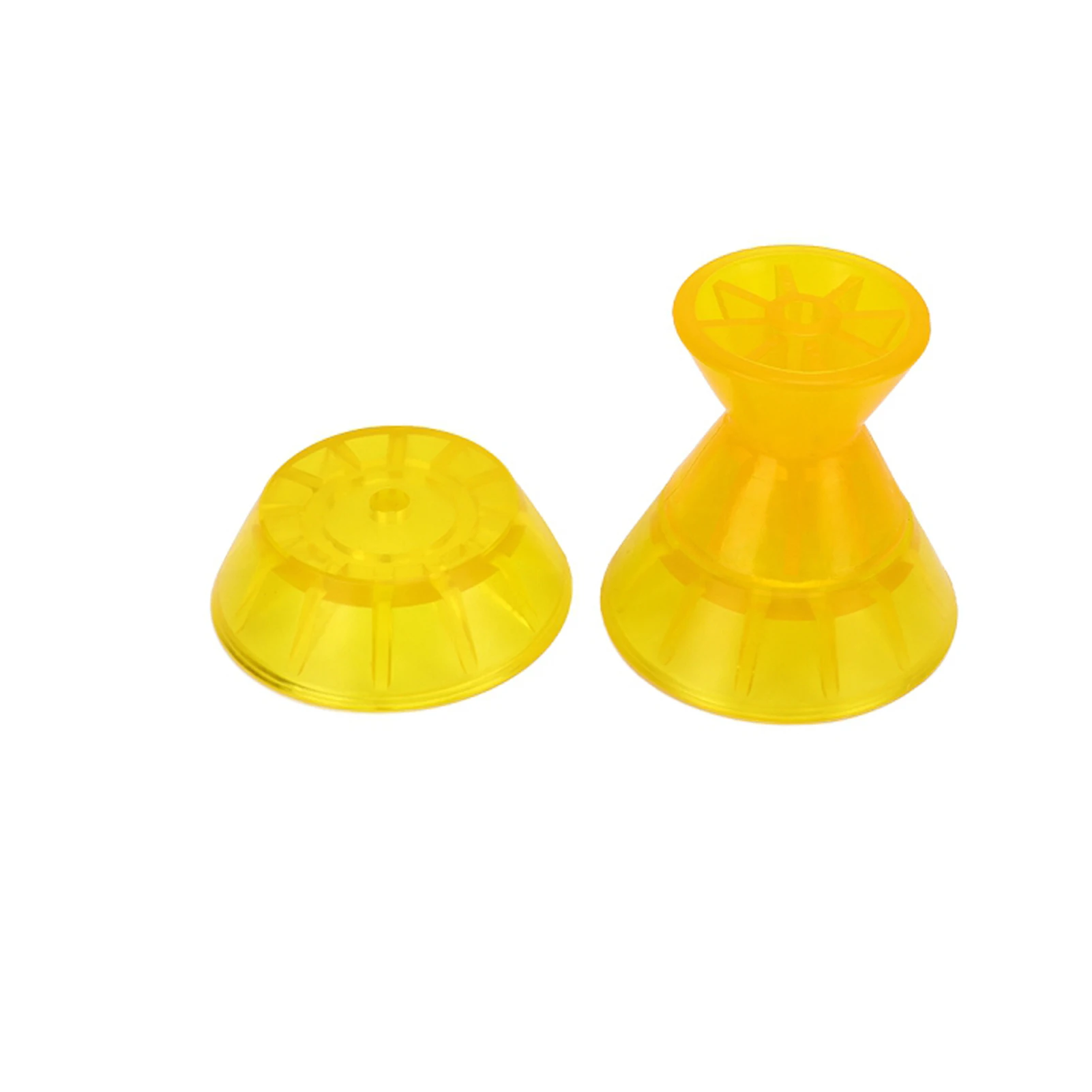 Rullo a forma di prua marina, 3 parti, riduzione dello trascinamento, PVC giallo stampato per rimorchio per camper, barca, camper