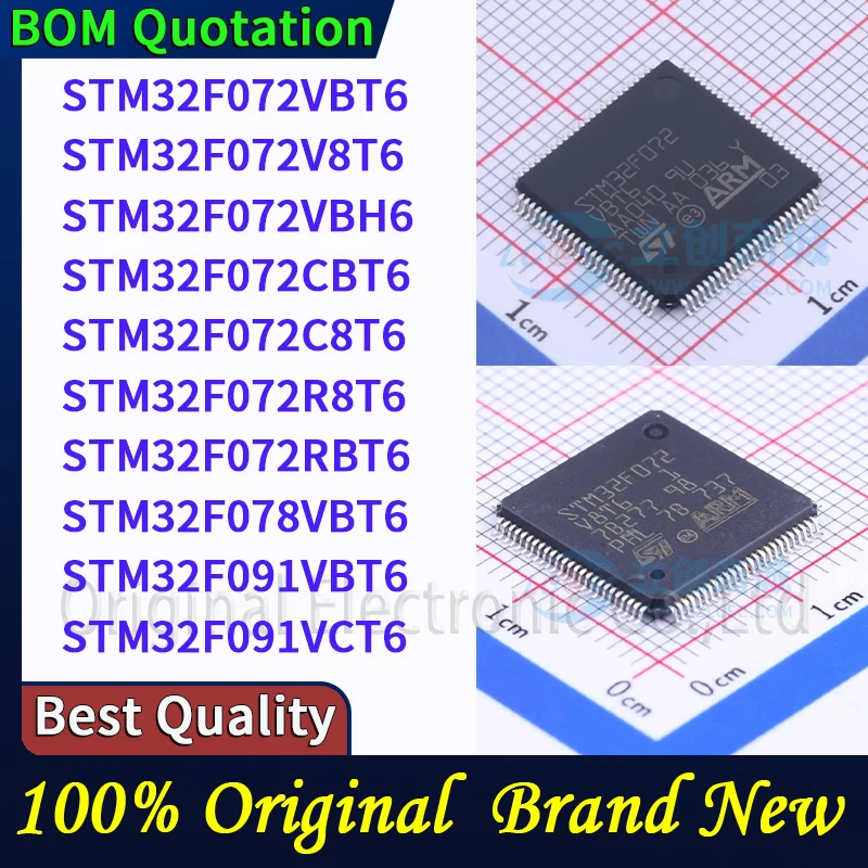 

STM32F072VBT6 STM32F072V8T6 STM32F072VBH6 STM32F072CBT6 STM32F072C8T6 STM32F072R8T6 STM32F072RBT6 STM32F078VBT6 STM32F091VBT6 ST