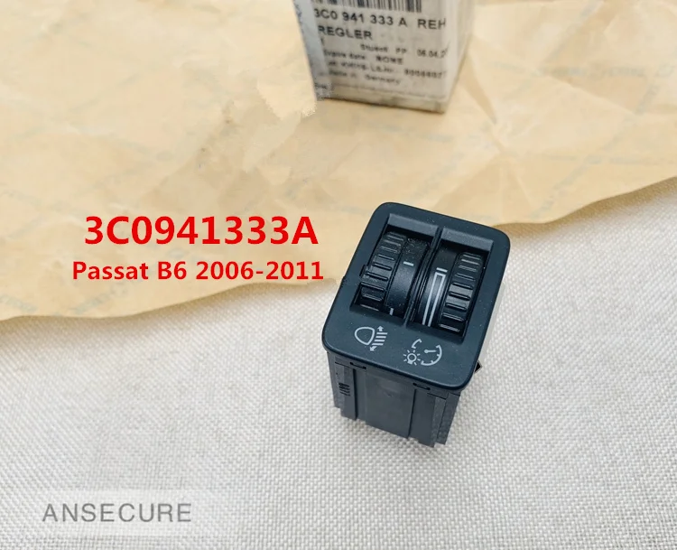 

Регулируемая кнопка переключателя для фар VW Passat B6 2006-2011 3C0941333A 3C0 941 333 A