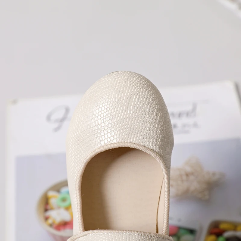 AS-Chaussures de Princesse en Cuir pour Enfant, Ballerines pour Premiers Pas, Mary Essence, à la Mode, Nouvelle Collection