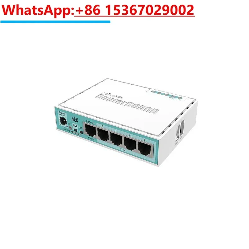 MikroTik RB750Gr3 Hex ROS 5-Port Mini Router 5x1000Mbps Ports RouterOS L4