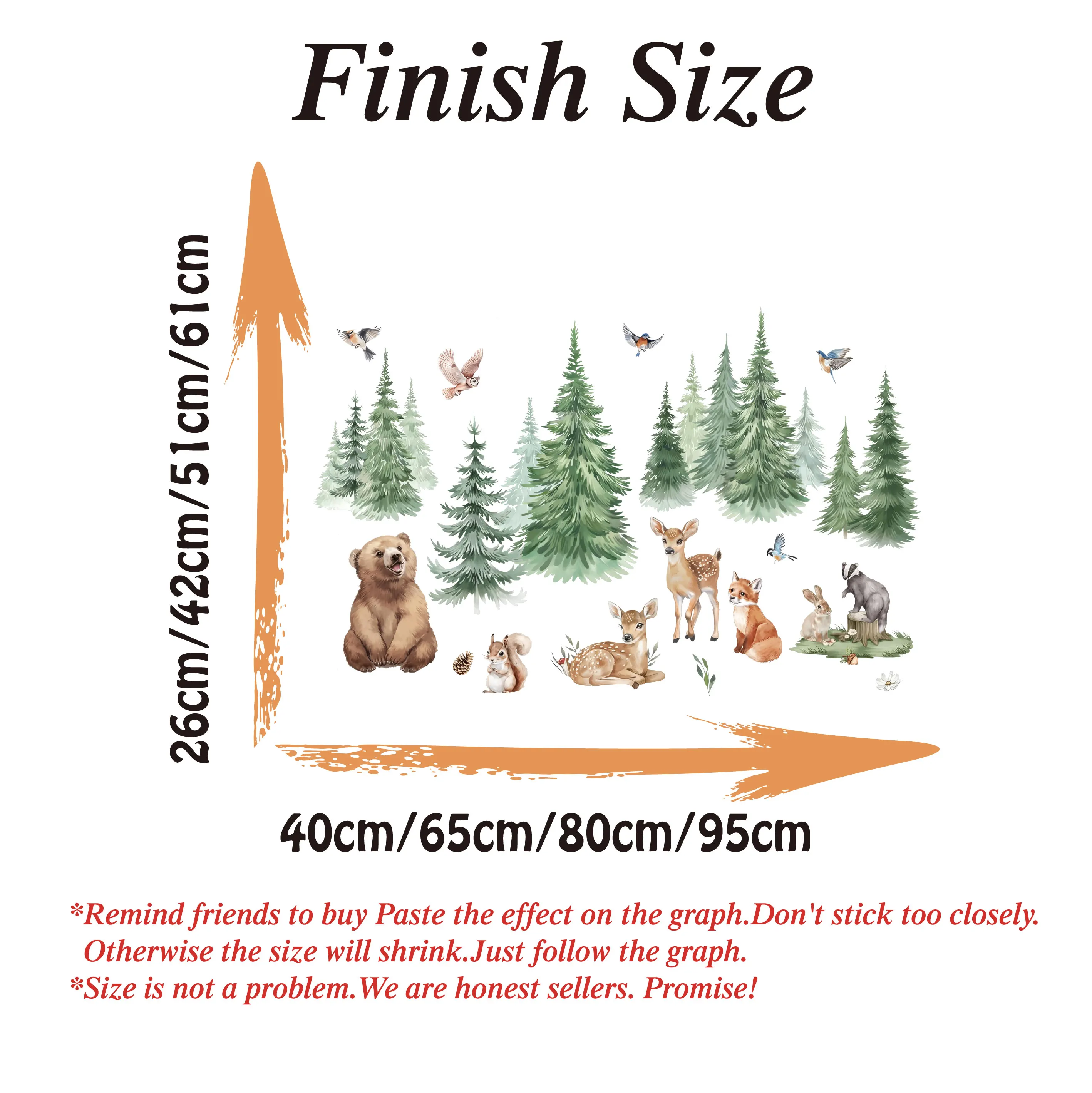 Woodland Animal Wall Stickers 4
