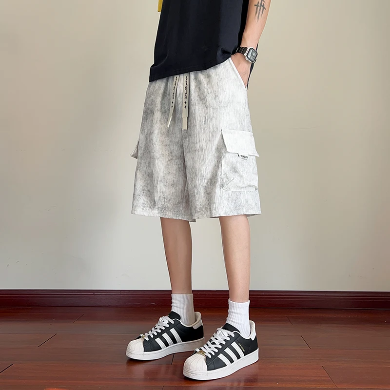 

Мужские летние модные короткие спортивные брюки в уличном стиле, повседневные джоггеры, новинка, уличные брюки для активного отдыха