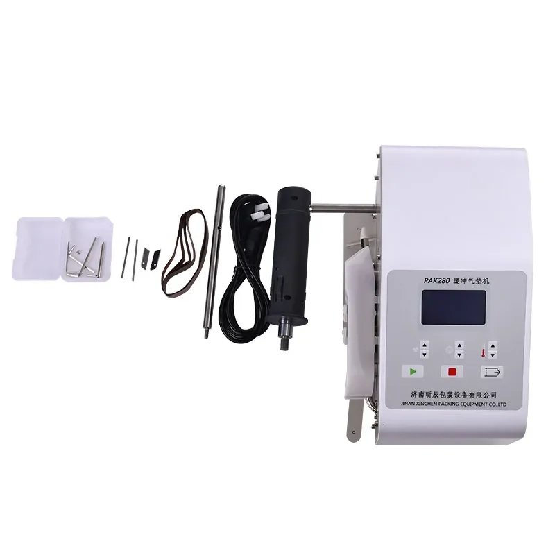 Air Pillow Maker Machine Filled with Bubble Film for Protecting Goods Packaging Cushioning Material