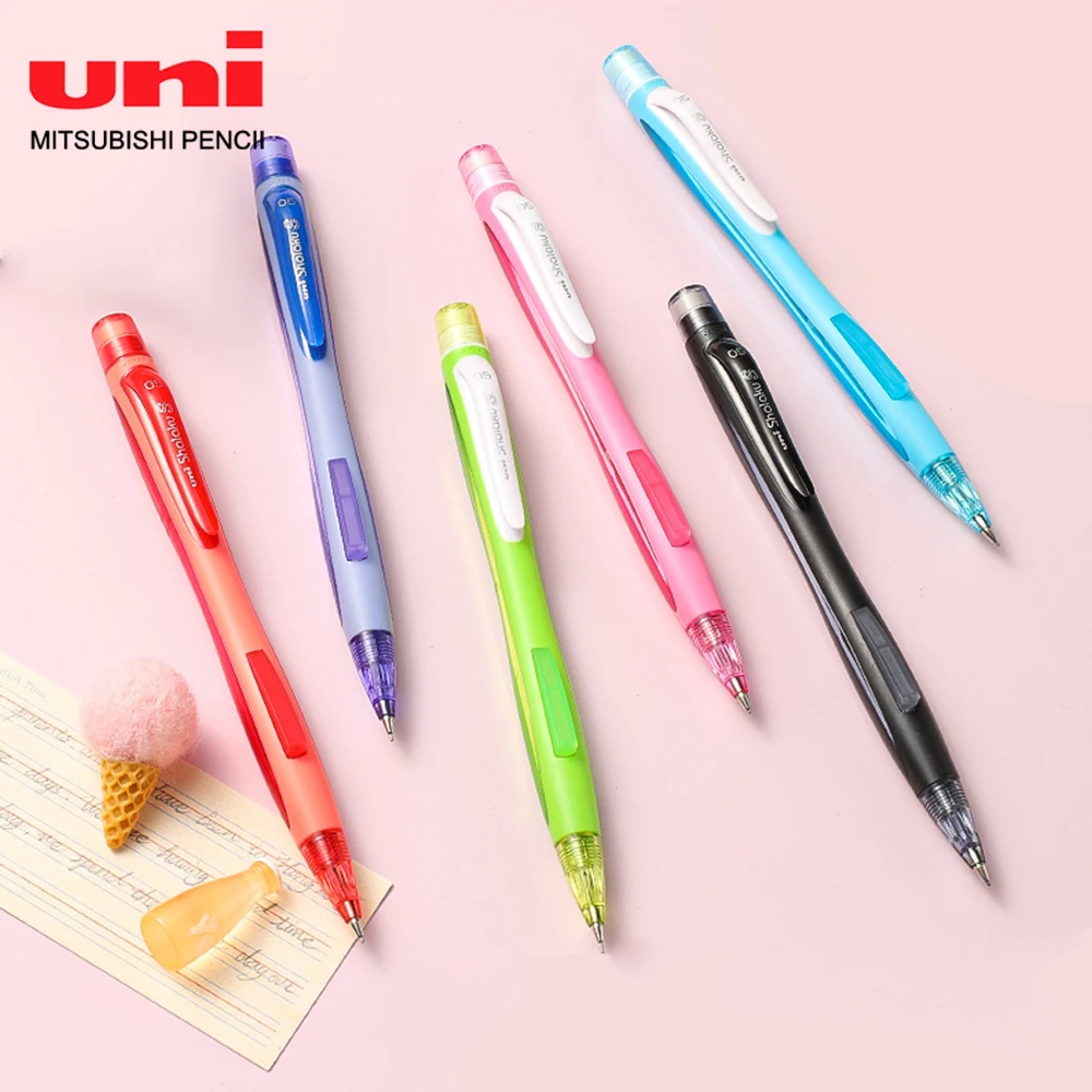 

Japan UNI Mechanical Pencil M5-228 Side Press Lead Automatic Pencil 0.5mm Writing Not Easily Broken Painting Cute Art Supplies