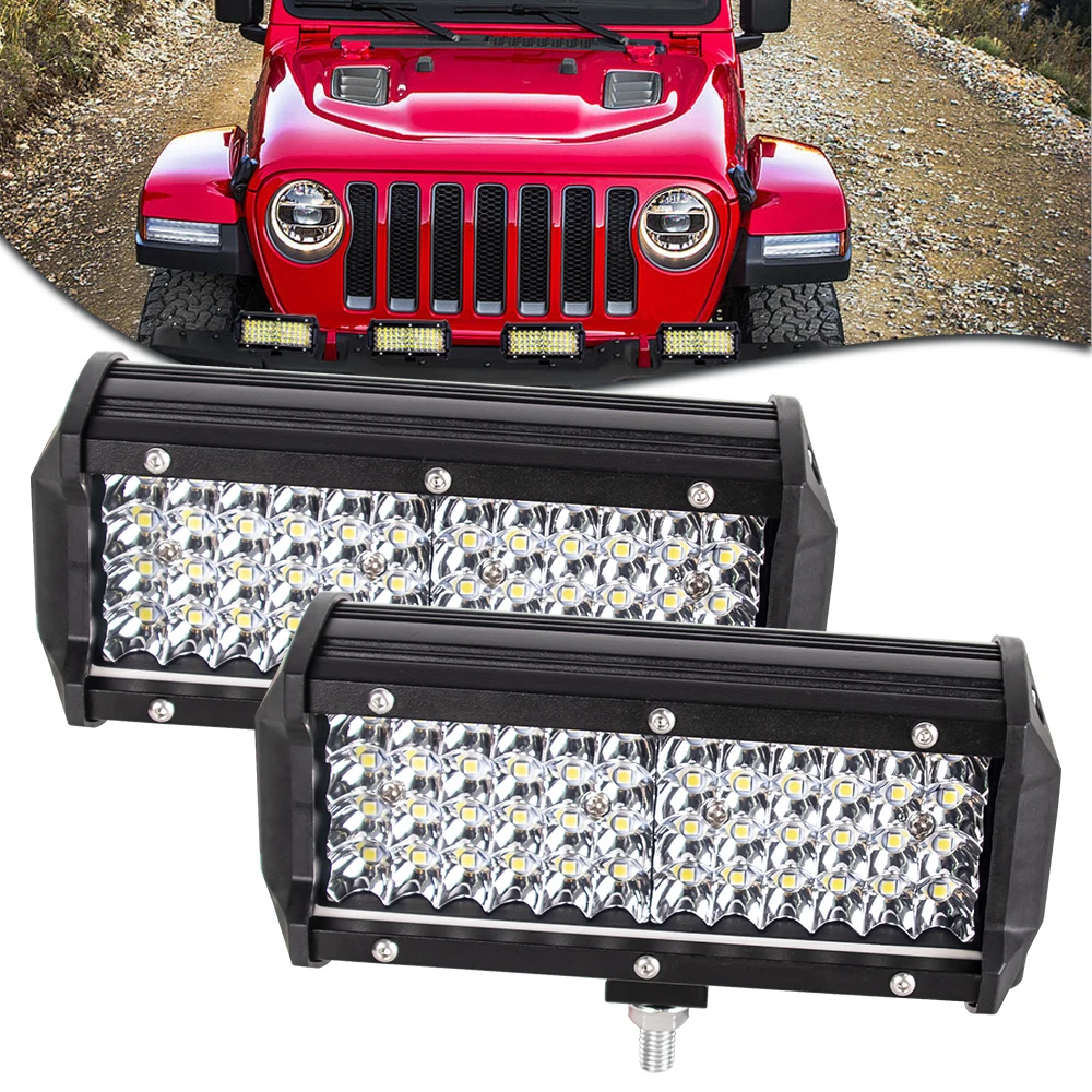 Фара 144 Вт для автомобиля, трактора, грузовика, 4x4 12 в 24 В