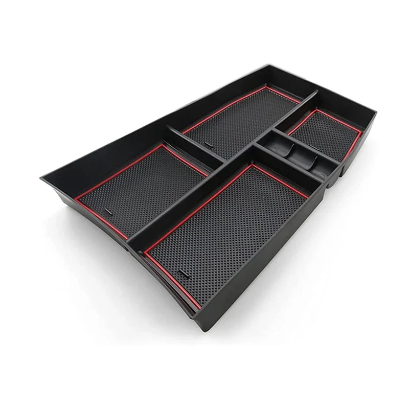 

OLAVGDN New-Center Console Organizer For 2021 2022 Nissan Rogue T33 Armrest Box Tray Holder Interior Accessories Container Divid