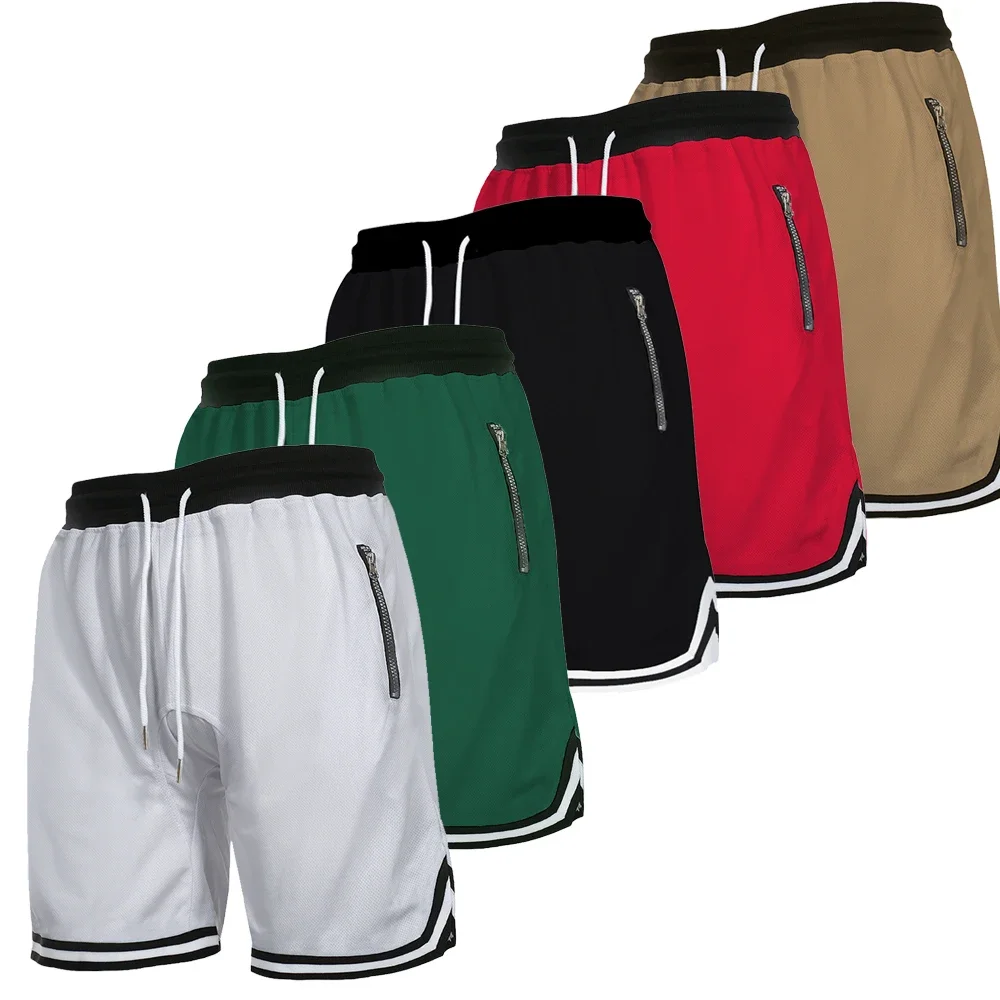 

Men's Multi-color Basketball Mesh Shorts Quick Dry Gym Fitness Summer Joggers Casual Breathable Outdoor Sportswear Shorts