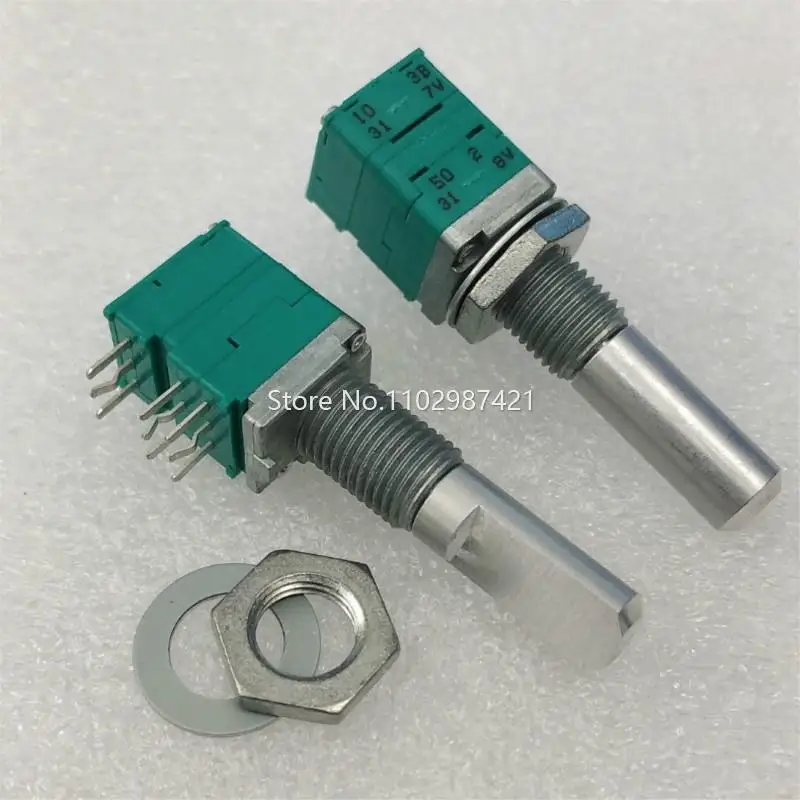 1 Piece 09 Type Potentiometer B10K 5K 3 Link Precision Input Gain Volume Potentiometer DJM-900SRT 900NEXUS 9 Pin D Shaft 25MM