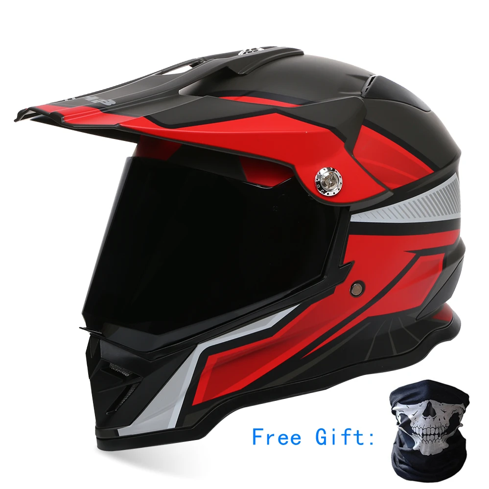 

Professional Racing Motocross with Visor Off-Road Helmet Mountain Riding Downhill Motorcycle Motocross ATV Motorcycle MTB Helmet