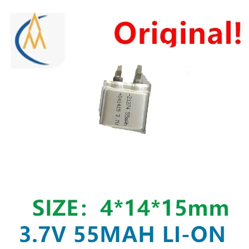 Achetez plus de batteries polymères 55 mAh 041415 à prix réduit pour instruments, capteurs sonores intelligents, enregistrement de beauté et enregistrement oculaire, cellules de batterie 3,7 V