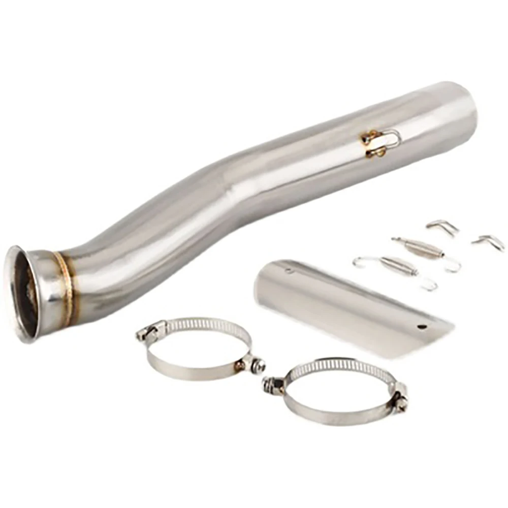 

Motorcycle Exhaust System Modified Middle Link Pipe Escape Middle tube Slip On For 790 Adventure / R 890 ADV