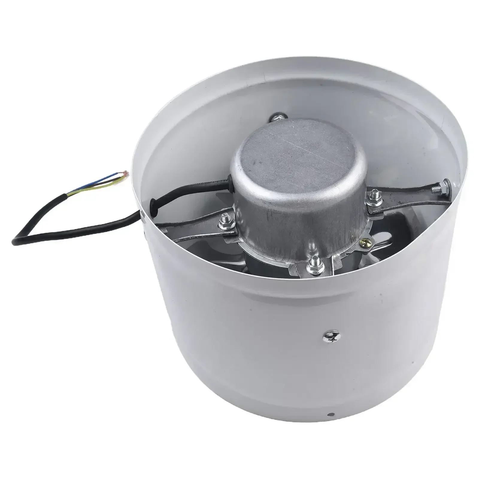 

Канальный вентилятор 200 мм с высокой емкостью воздушного потока и усиленными металлическими лопастями для надежного удаления дыма