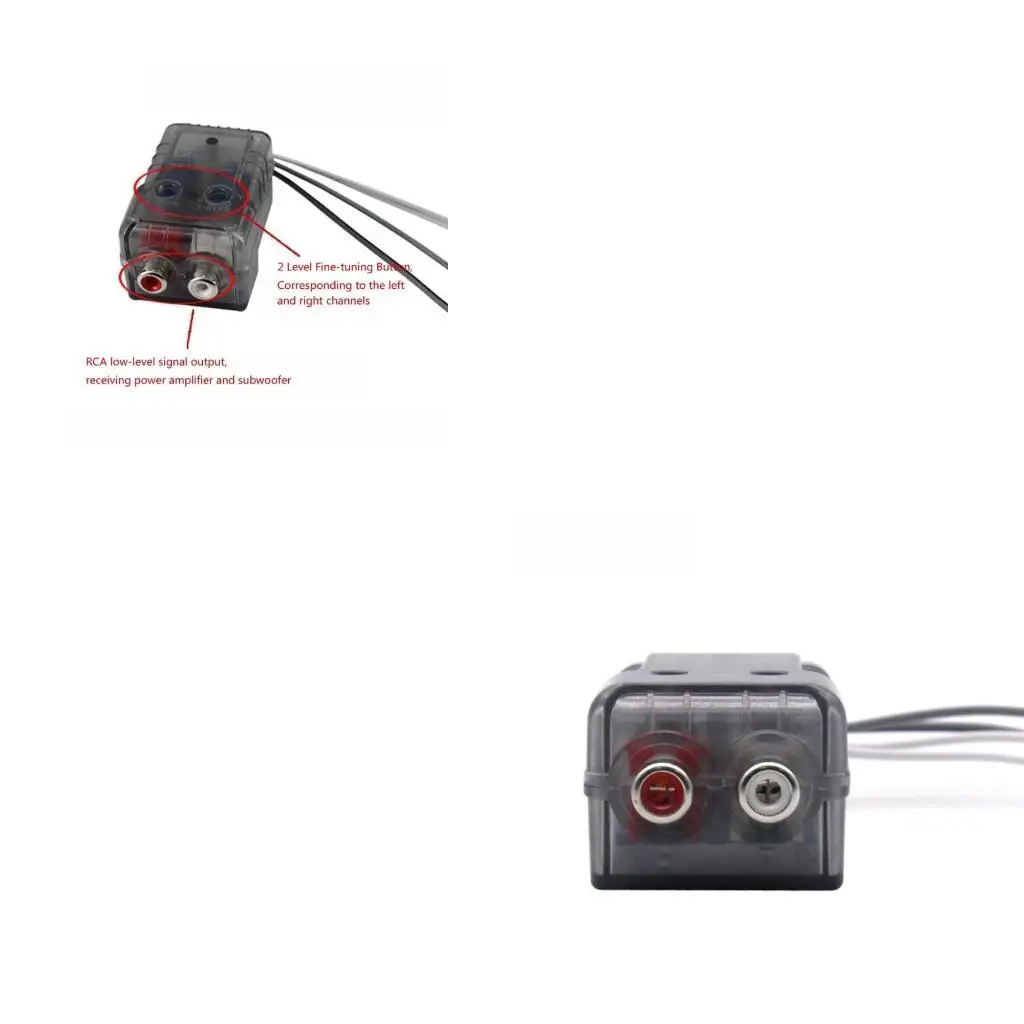 31BC Auto Part Car Stereo RCA Speaker Wire High To Low Level Line Control Output Impedance Converter Adapter Wire PH-2