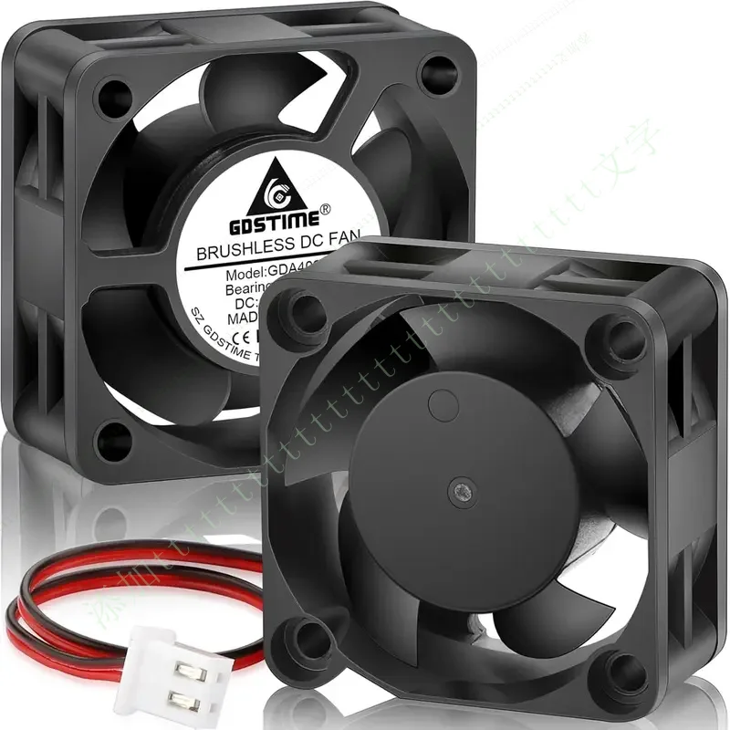 

2-Pack 40mm Fan 24V, Ender 3 Fan Upgrade 24 Volt Fans 4020 Dual Ball Bearing, Brushless Cooling Cooler 40x40x20mm 2 Pin